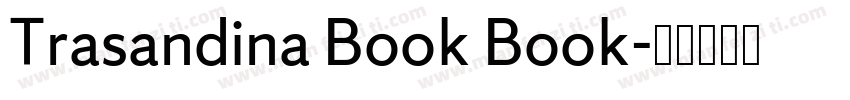 Trasandina Book Book字体转换